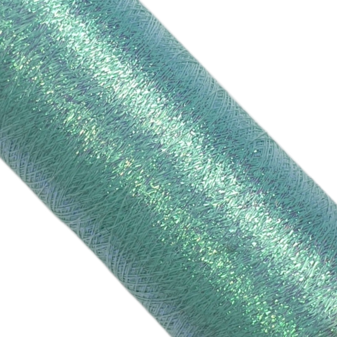 Glitzergarn - Pastell Türkis - (BG65L)