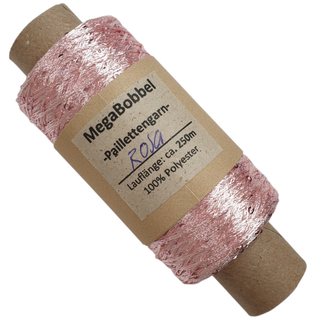Paillettengarn - Rosa - (BG68)