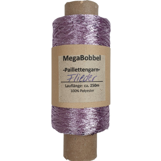 Paillettengarn - Flieder - (BG73) - 250m