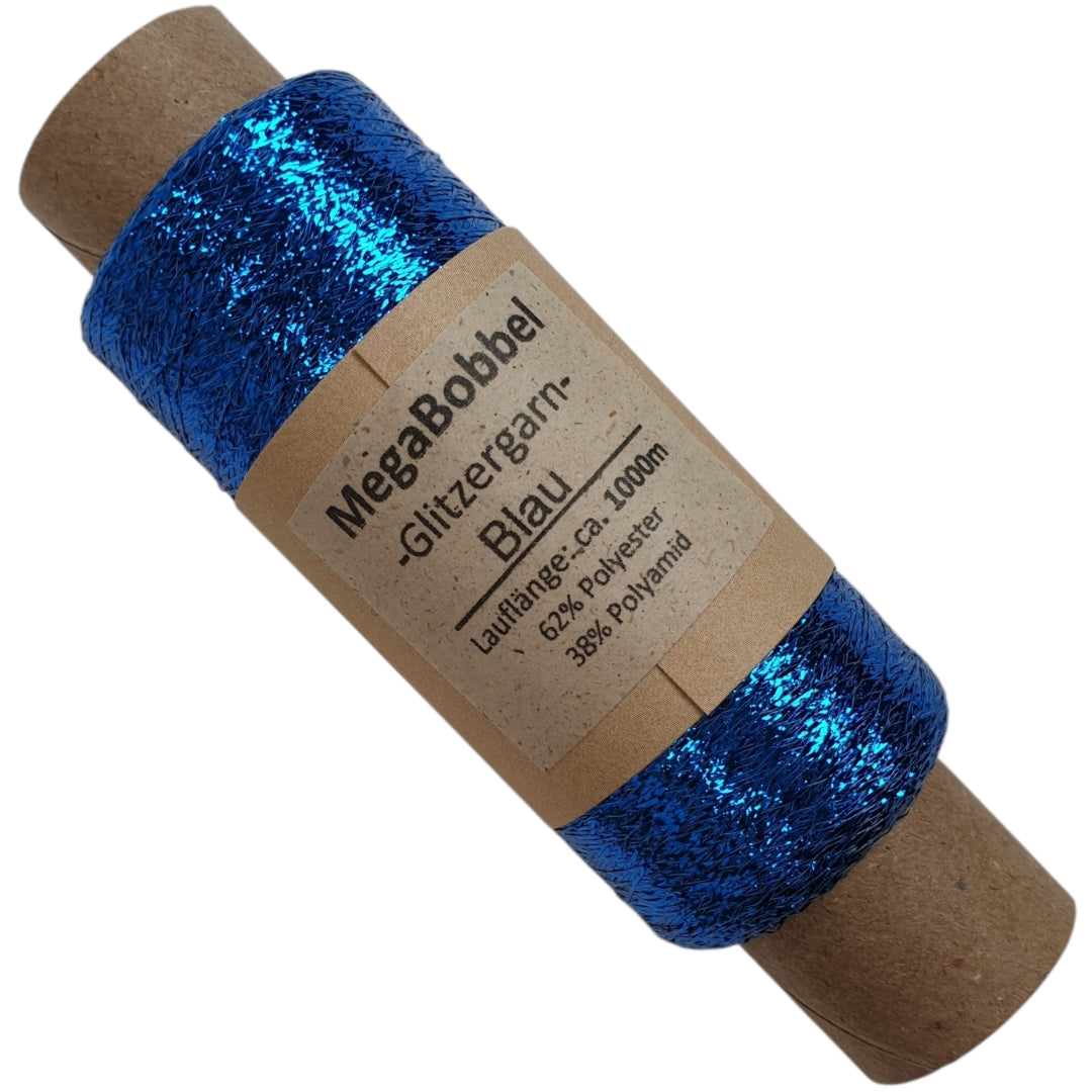 Glitzergarn - Blau - (BG85)
