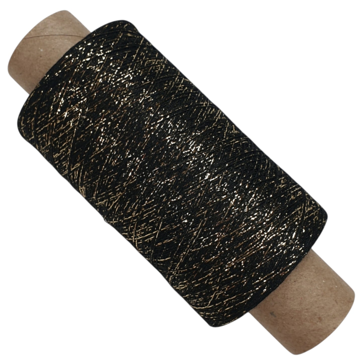 Lunar - Glitzergarn - Schwarz-Gold - (BG) - 1000m