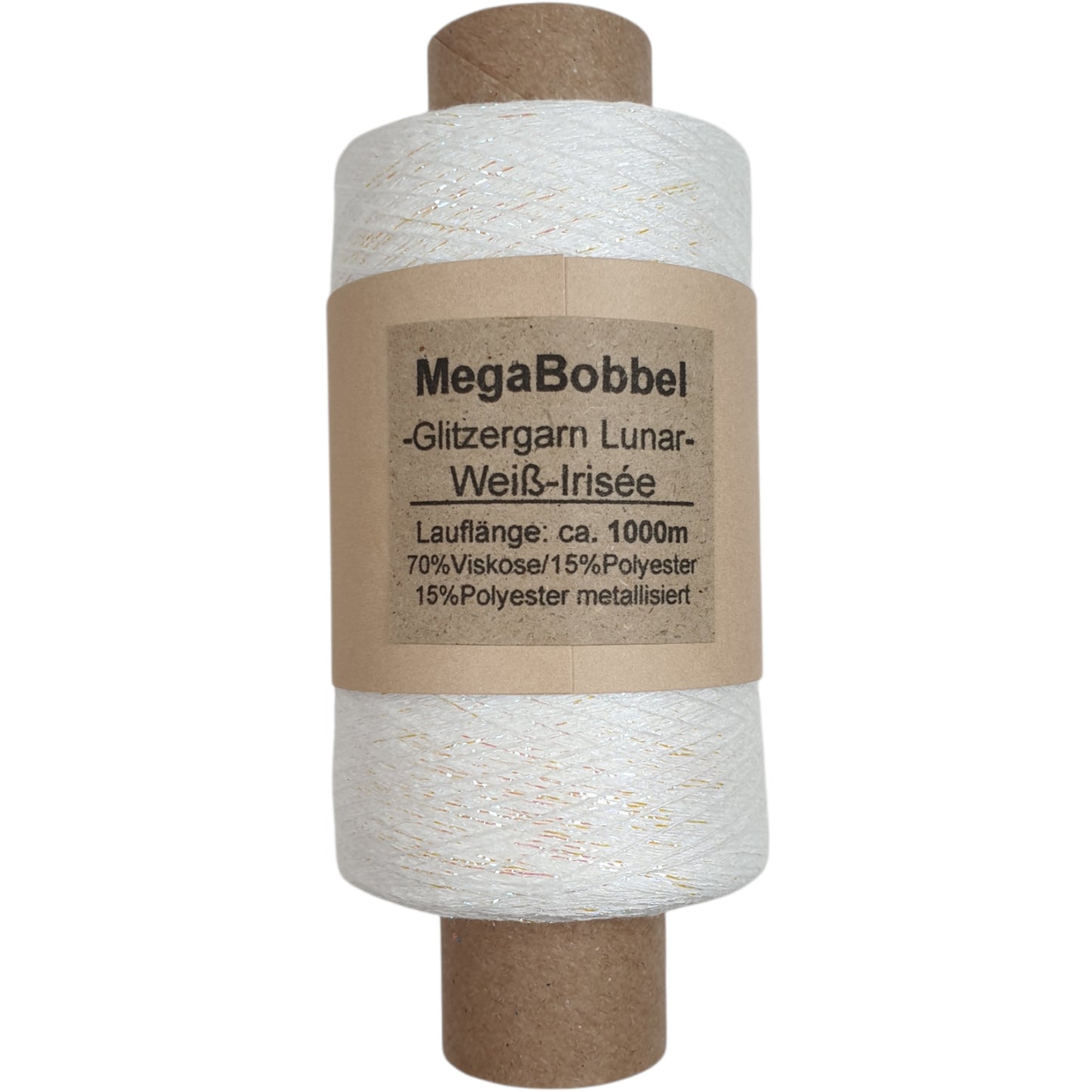 Lunar - Glitzergarn - Weiß-Irisée- (BG) - 1000m