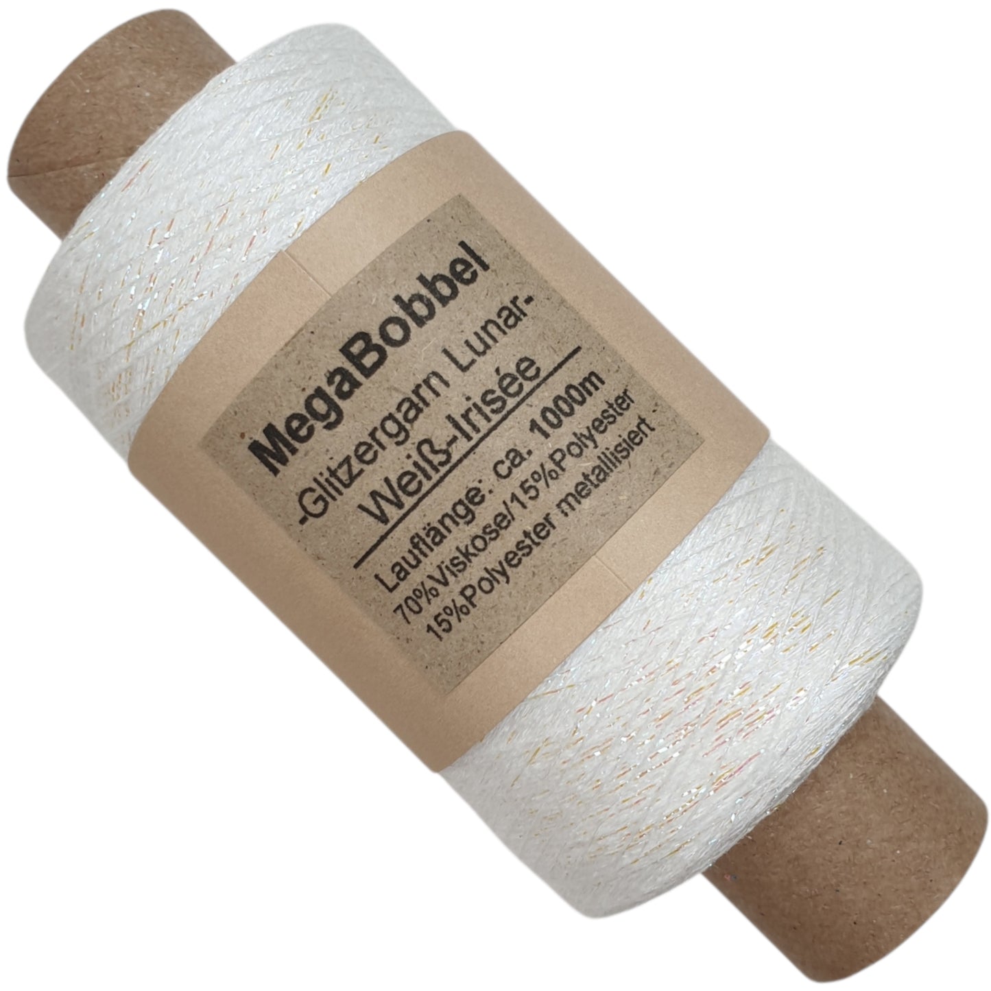 Lunar - Glitzergarn - Weiß-Irisée- (BG) - 1000m