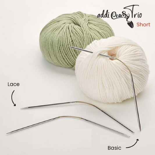 addi - CraSyTrio Short - biegsames Nadelspiel (3er Set)