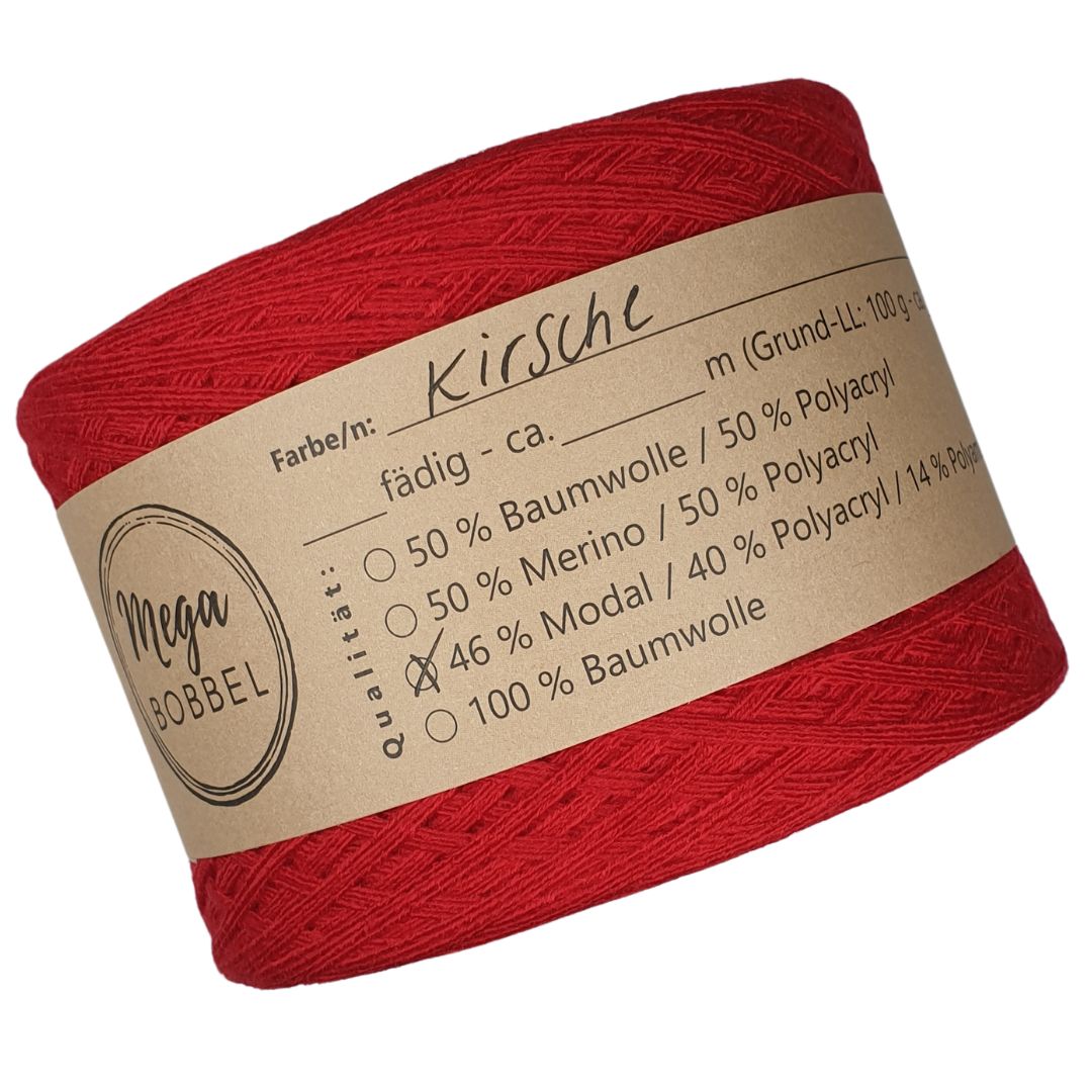 AB - Modal - Uni-Bobbel *Kirsche* (4fäd.- ca. 400m)