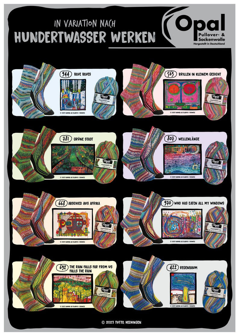 Opal - Hundertwasser 100g/425m (4fach) - 567