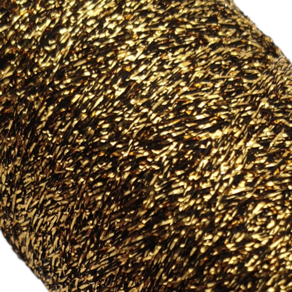 Glitzergarn - Schwarz-Gold - (BG13)