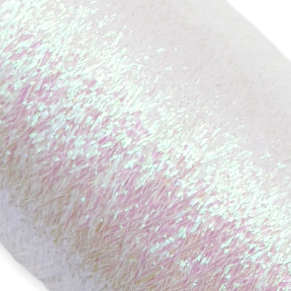 Glitzergarn - Irisée Weiß - (BG23) - 1000m