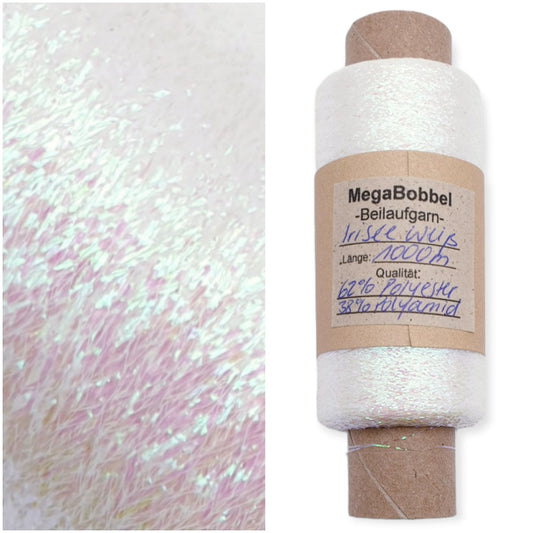 Glitzergarn - Irisée Weiß - (BG23)