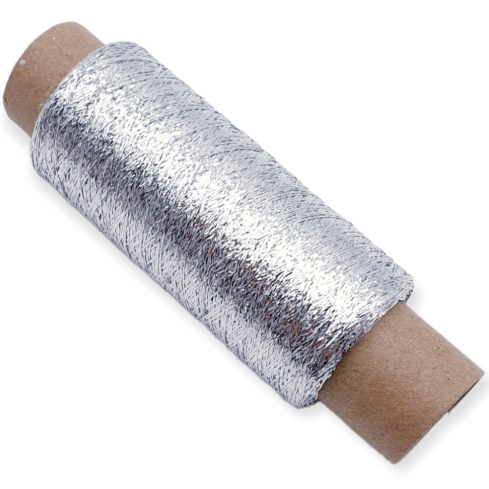 Glitzergarn - Silber - (BG24) - 1000m