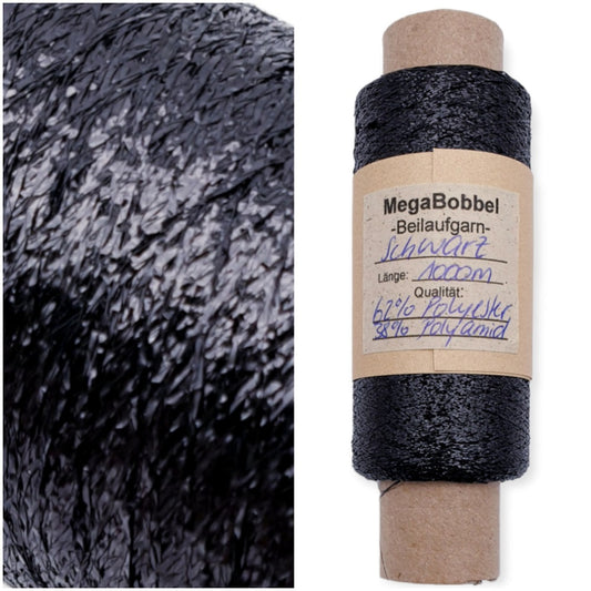 Glitzergarn - Schwarz - (BG26)
