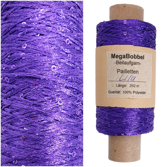 Paillettengarn - Lila - (BG39)