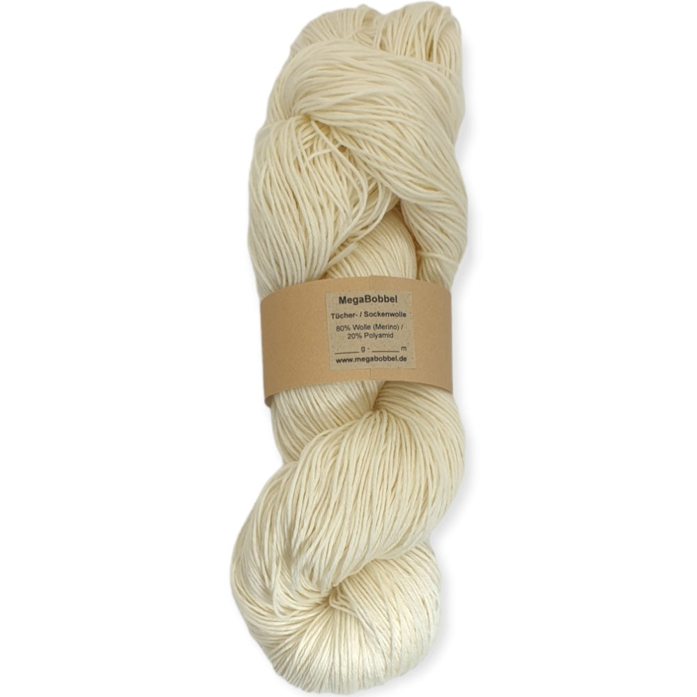 (1) Tücher- / Sockenwolle 80% Wolle / 20% Polyamid (16/4)