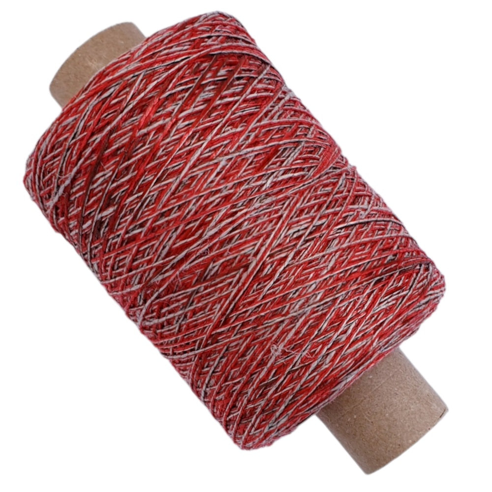 Effektgarn - Rot-Beige - (BG19)