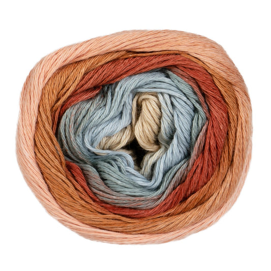 Pro Lana - 1-2-3 IDEEN Farbverlaufsgarn - 16 appricot/mint - 100% Baumwolle