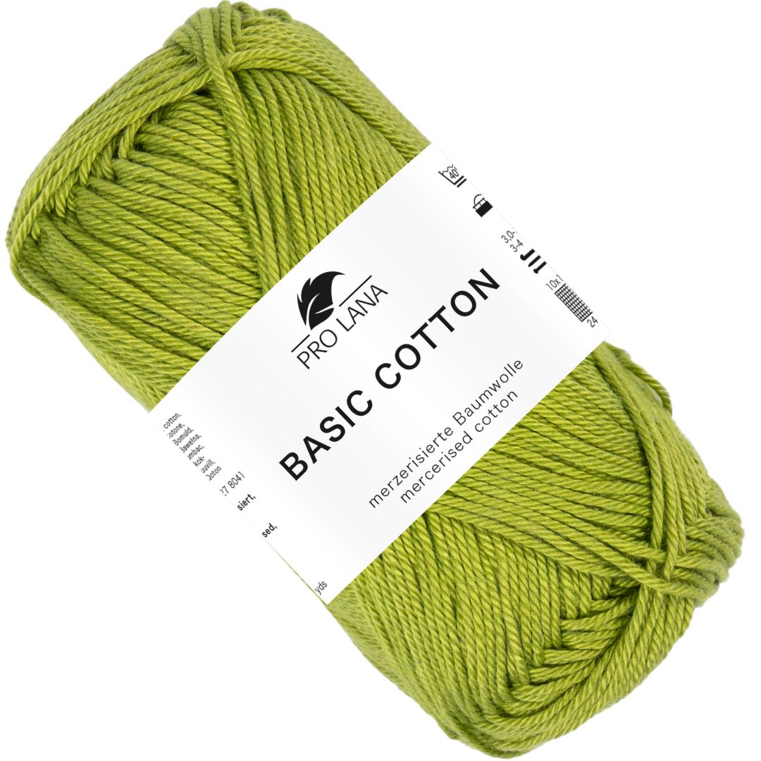 Pro Lana - Basic cotton - 50g/125m - 176 Hellgrün
