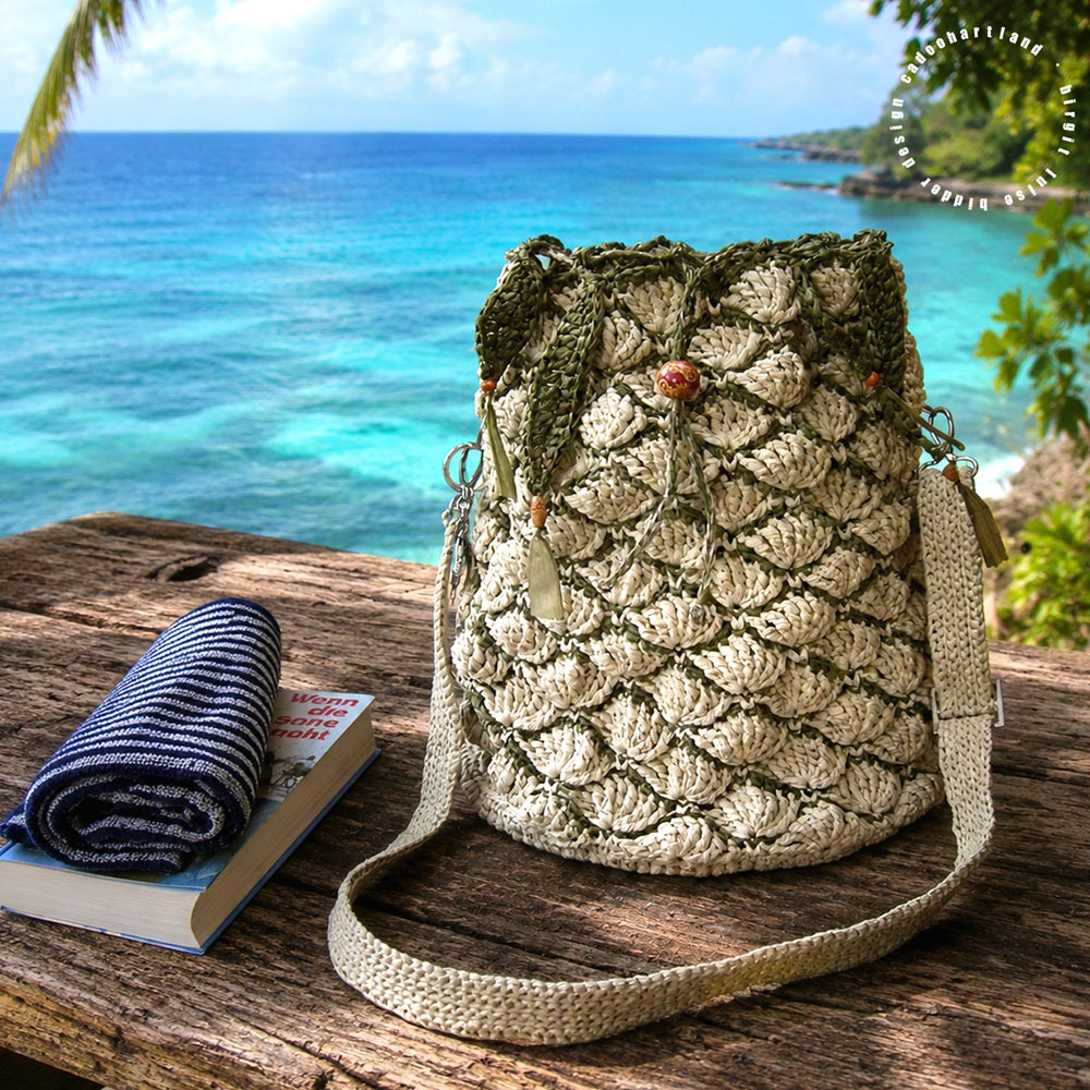 Häkelanleitung - Tasche "Ananas Beach Bag"