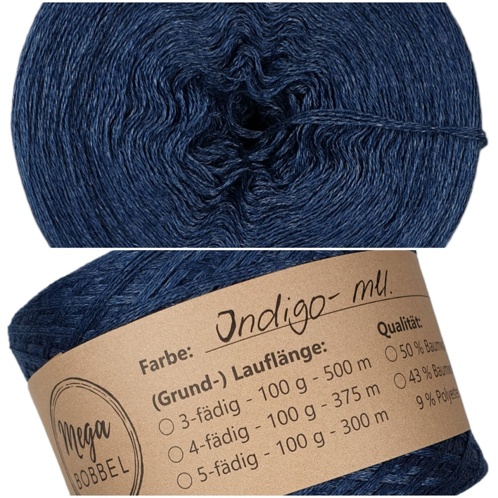 Uni (131) - Indigo-mel.