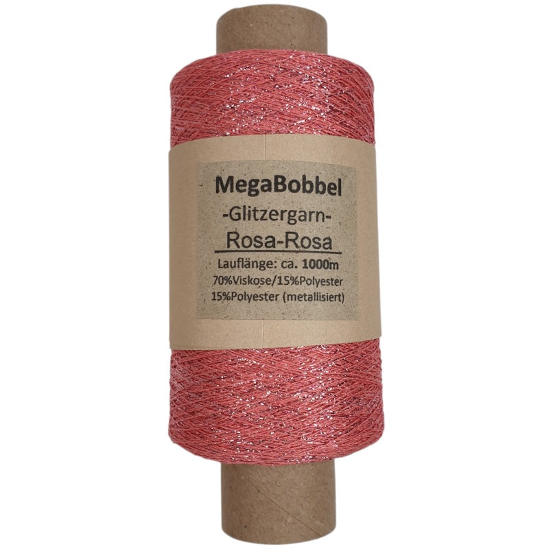 Lunar - Glitzergarn - Rosa-Rosa - (BG103) - 1000m