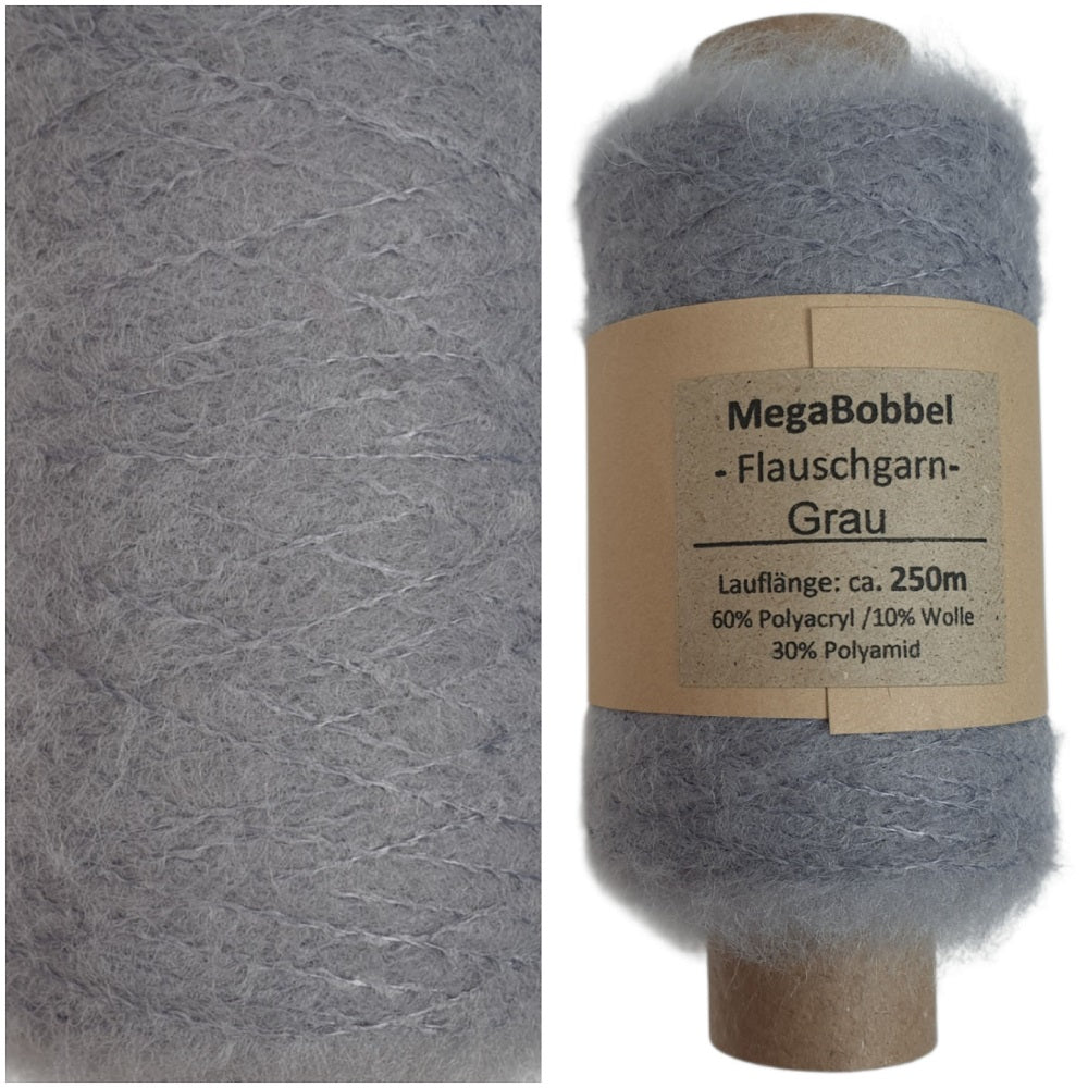Flauschgarn - Grau - (BG) - 250m
