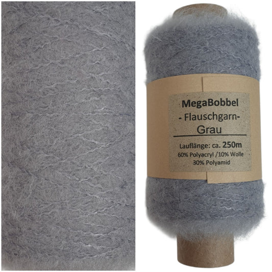 Flauschgarn - Grau - (BG) - 250m