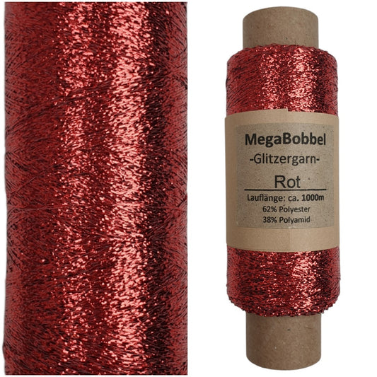 Glitzergarn - Rot - (BG17L)