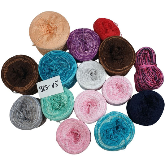 Bobbel-Paket - ( 925- 15 F ) - 440g - Amigurumi