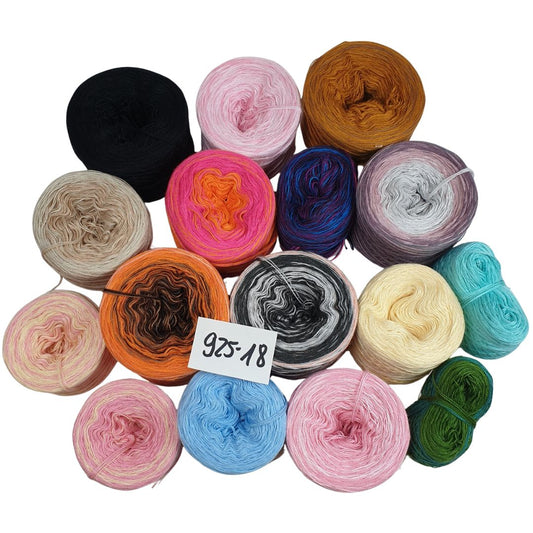 Bobbel-Paket - ( 925- 18 F ) - 560g - Amigurumi