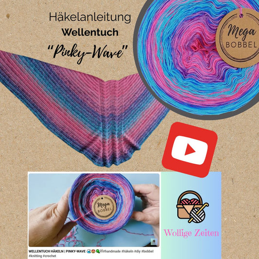 Strudel mit Blau & Pink (B187)
