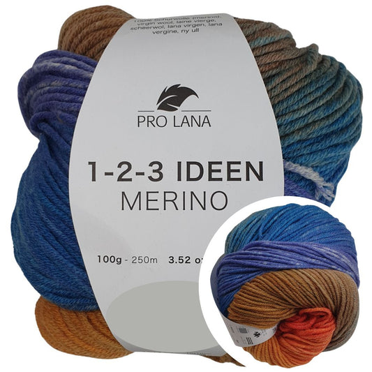 Pro Lana - 1-2-3 IDEEN Farbverlaufsgarn - MERINO 03