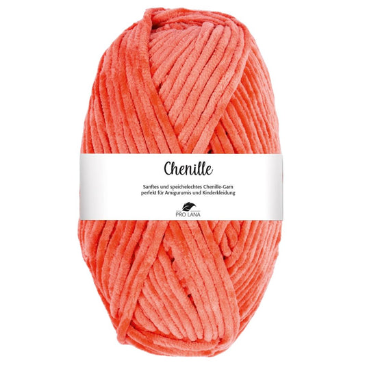 Pro Lana - CHENILLE 100g - 26 koralle