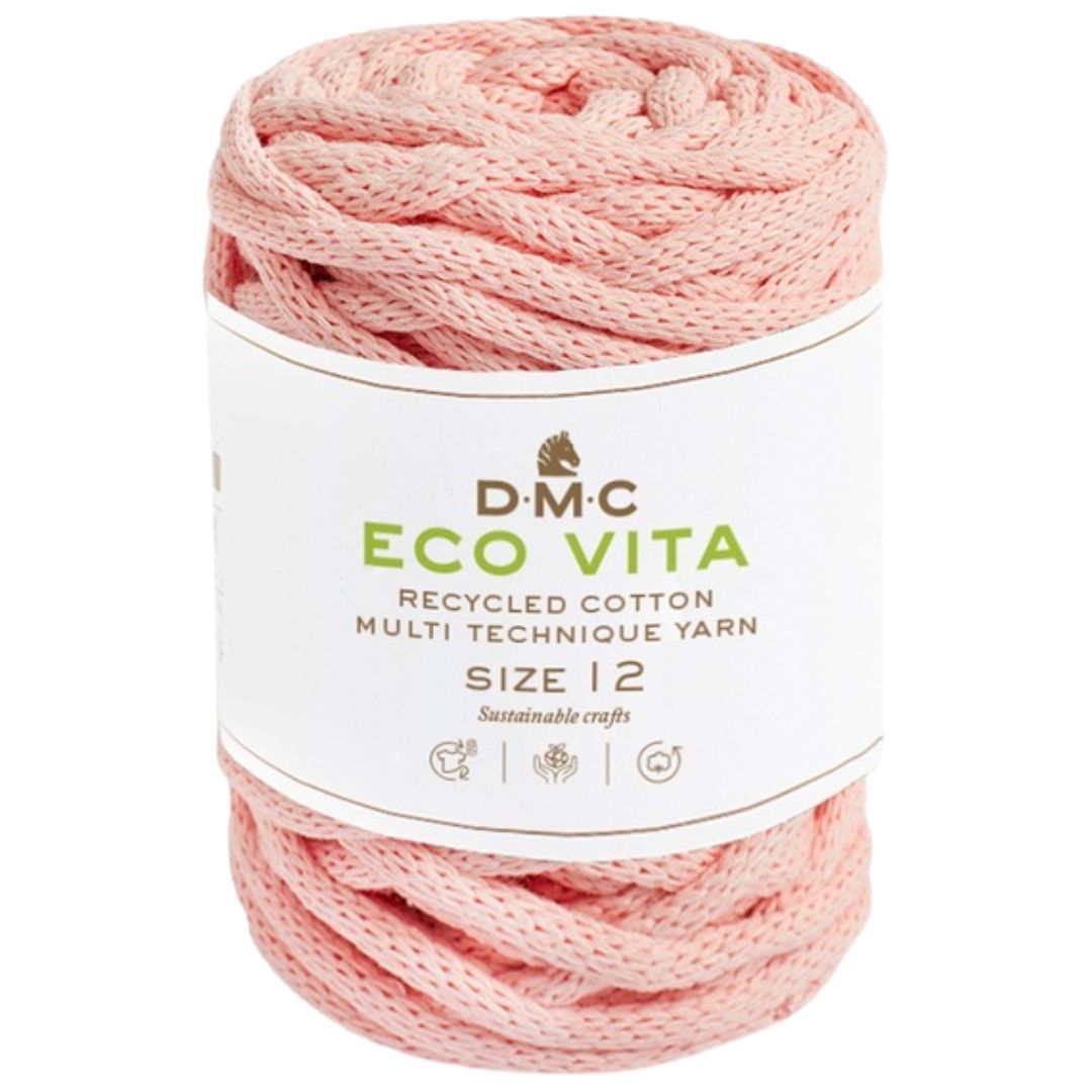 DMC Eco Vita 12 (250g-55m) - 80% recycelte Baumwolle / 20% Polyester - 41 Rose