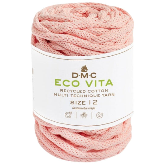 DMC Eco Vita 12 (250g-55m) - 80% recycelte Baumwolle / 20% Polyester - 41 Rose