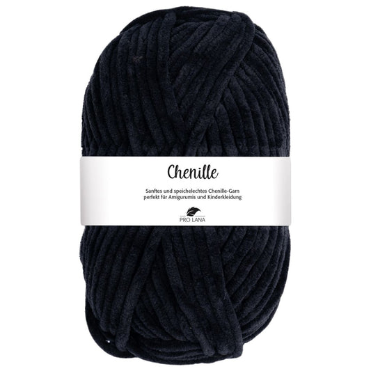 Pro Lana - CHENILLE 100g - 99 schwarz