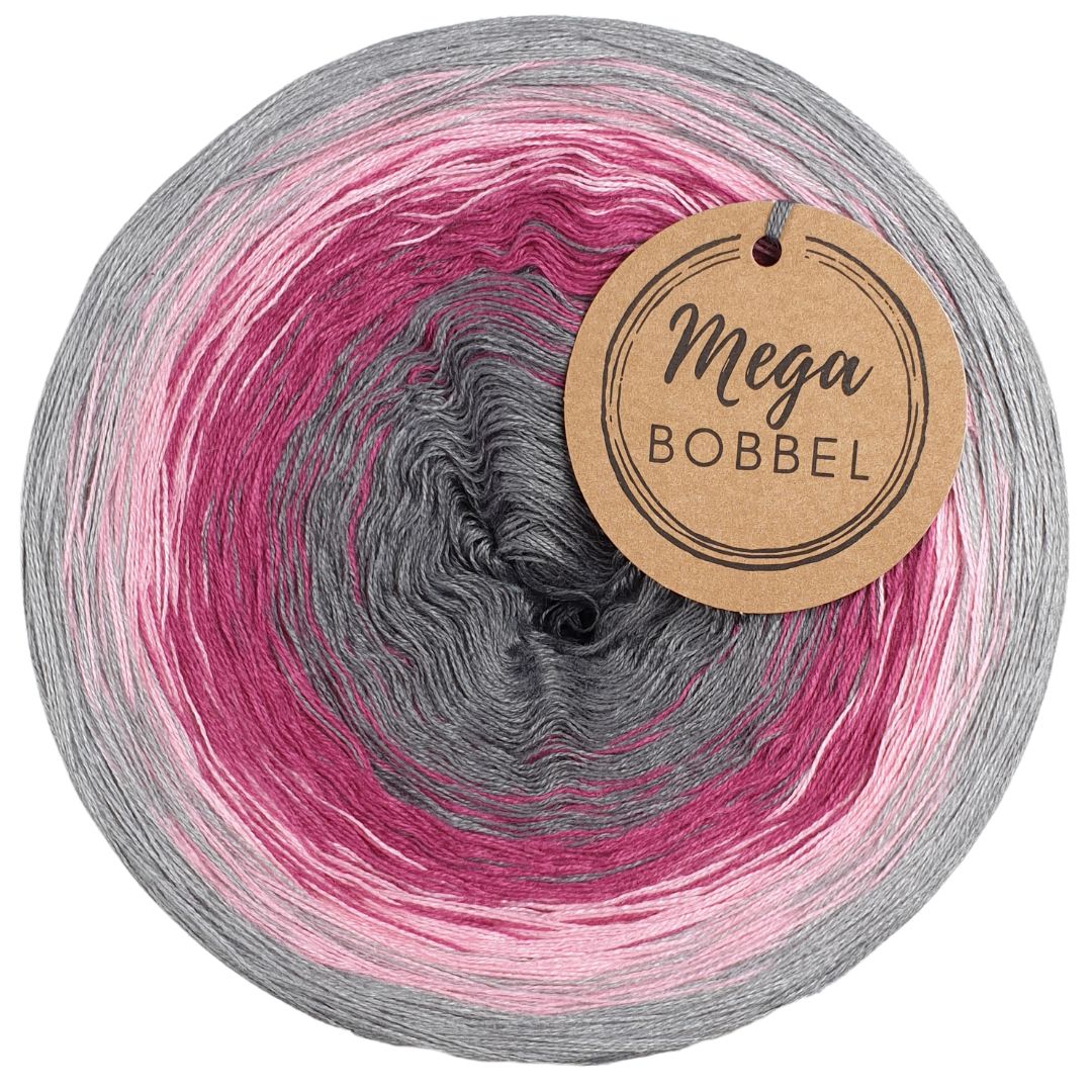 Grau mit Rosa (B373)