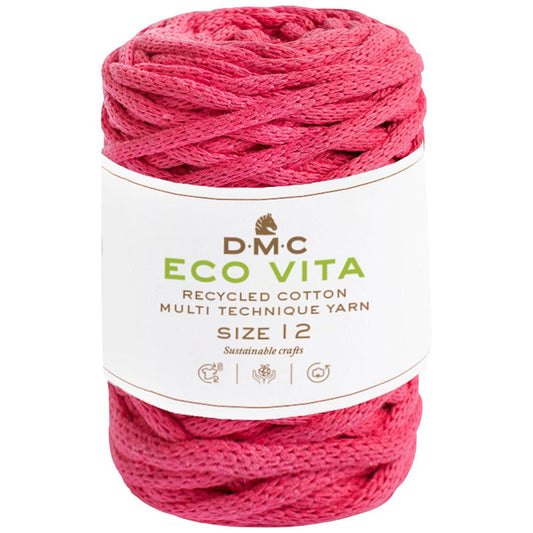 DMC Eco Vita 12 (250g-55m) - 80% recycelte Baumwolle / 20% Polyester - 43 Beere