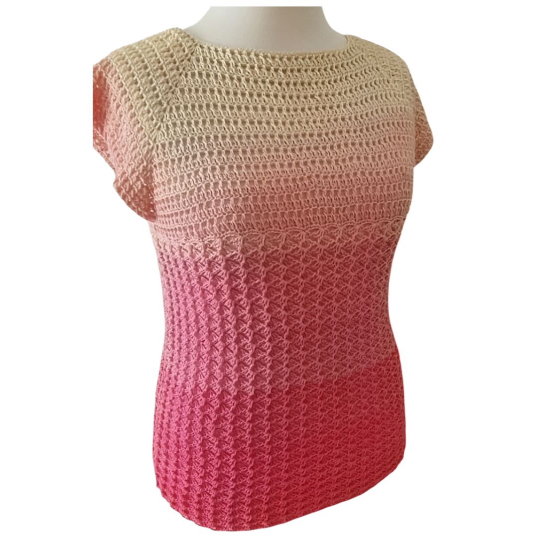Häkelanleitung - RVO / Shirt oder A-Linien-Tunika "Cool Waves"