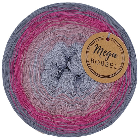 Grau mit Himbeere - (B82)