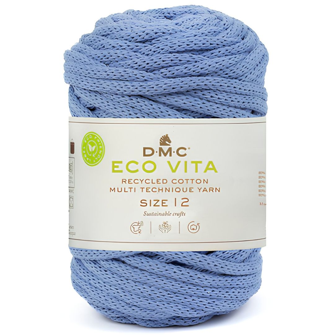 DMC Eco Vita 12 (250g-55m) - 80% recycelte Baumwolle / 20% Polyester - 77 Cloud