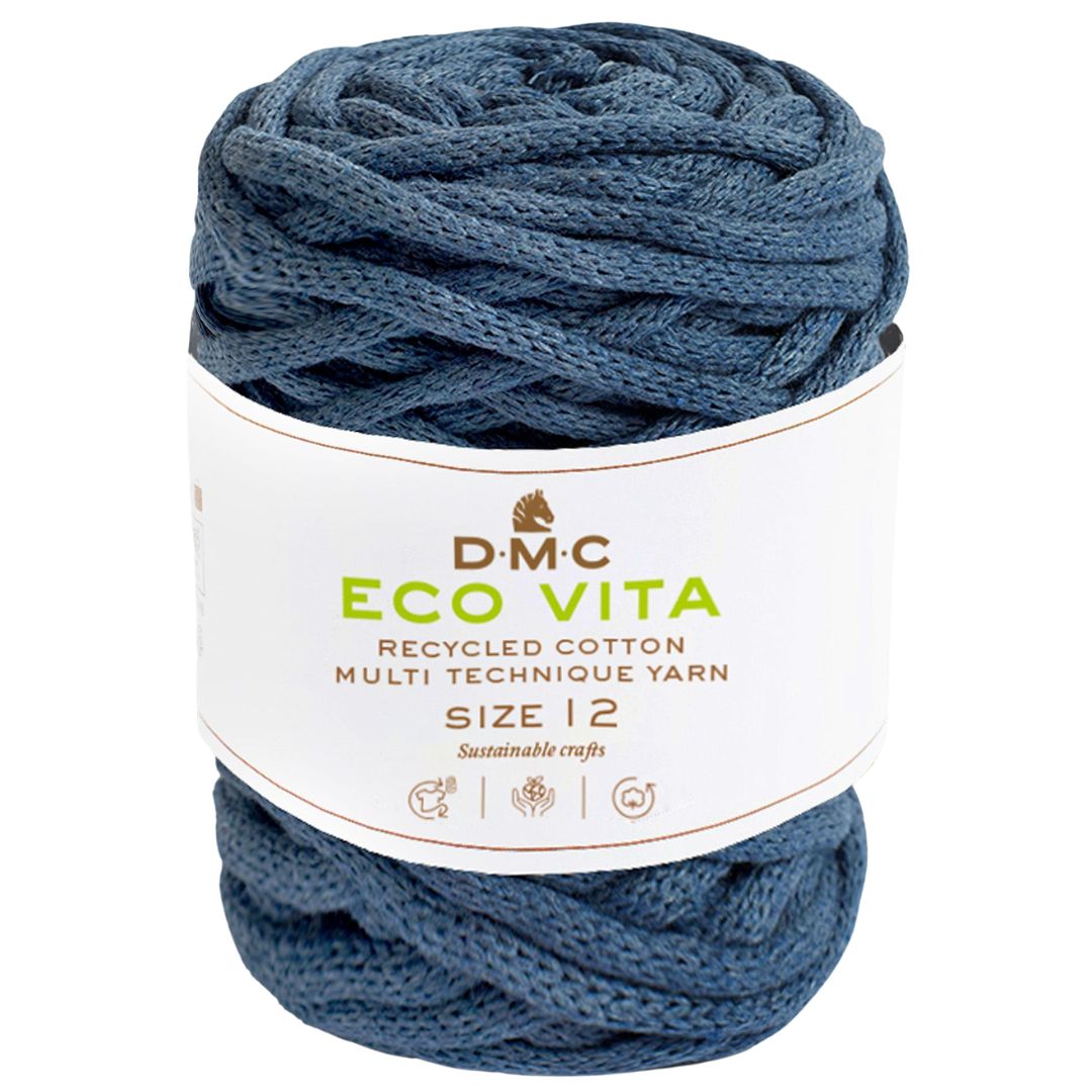 DMC Eco Vita 12 (250g-55m) - 80% recycelte Baumwolle / 20% Polyester - 76 Granit