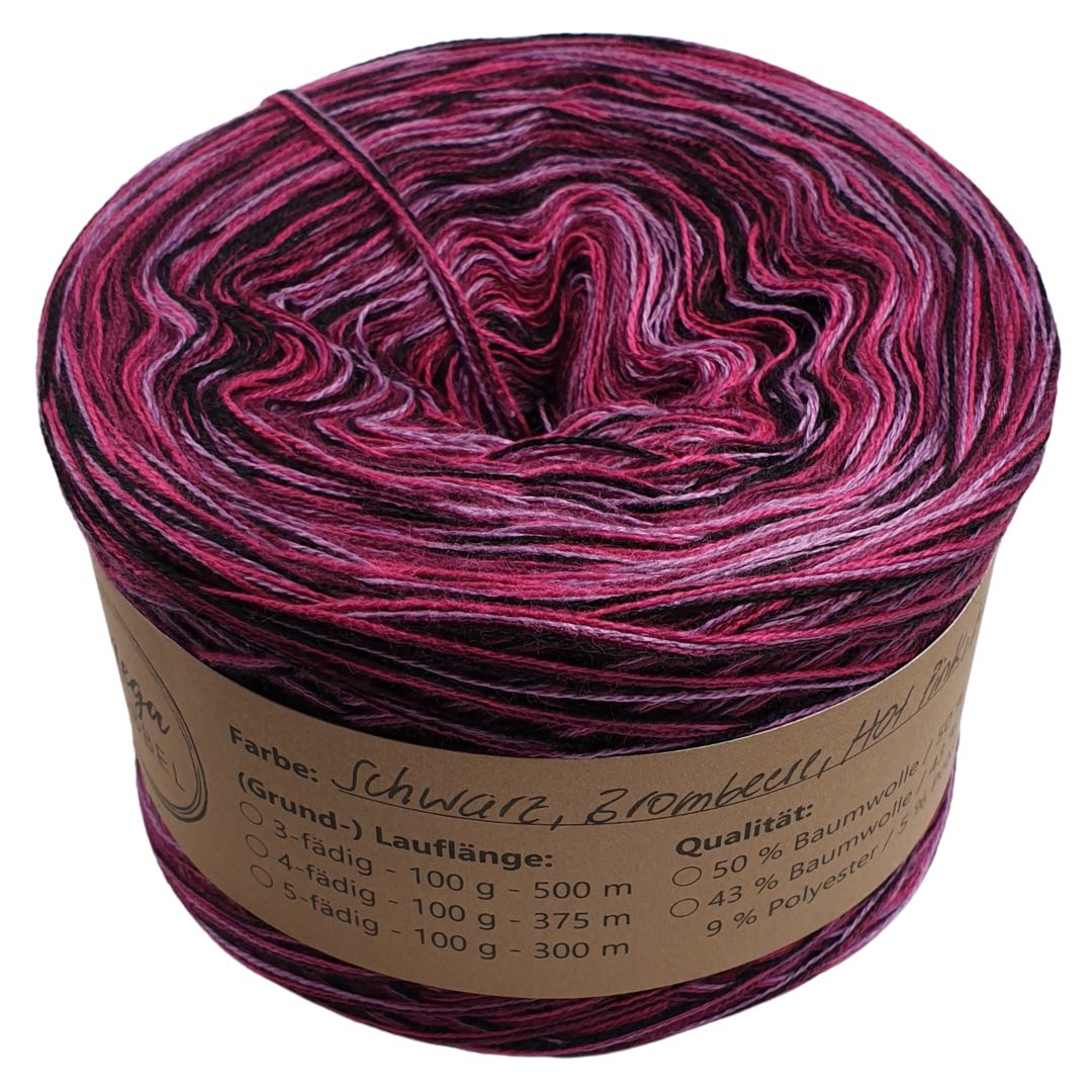 Schwarz-Brombeere-Hot Pink-Milka (OV25)