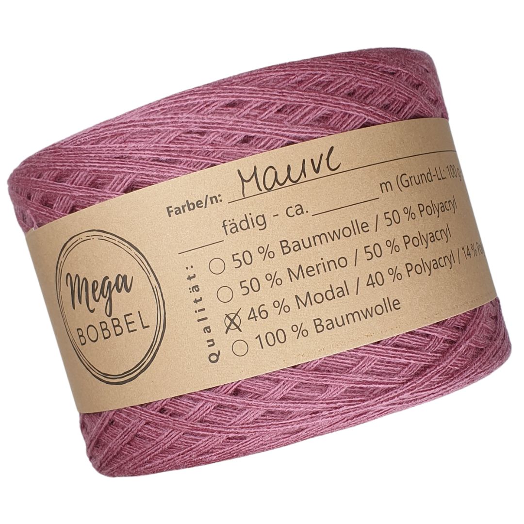 AB - Modal - Uni-Bobbel *Mauve* (4fäd.- ca. 1400m)