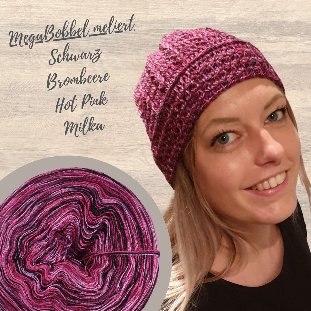 Schwarz-Brombeere-Hot Pink-Milka (OV25)