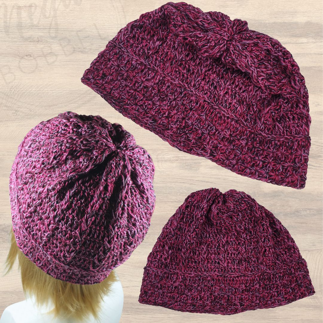 Schwarz-Brombeere-Hot Pink-Milka (OV25)