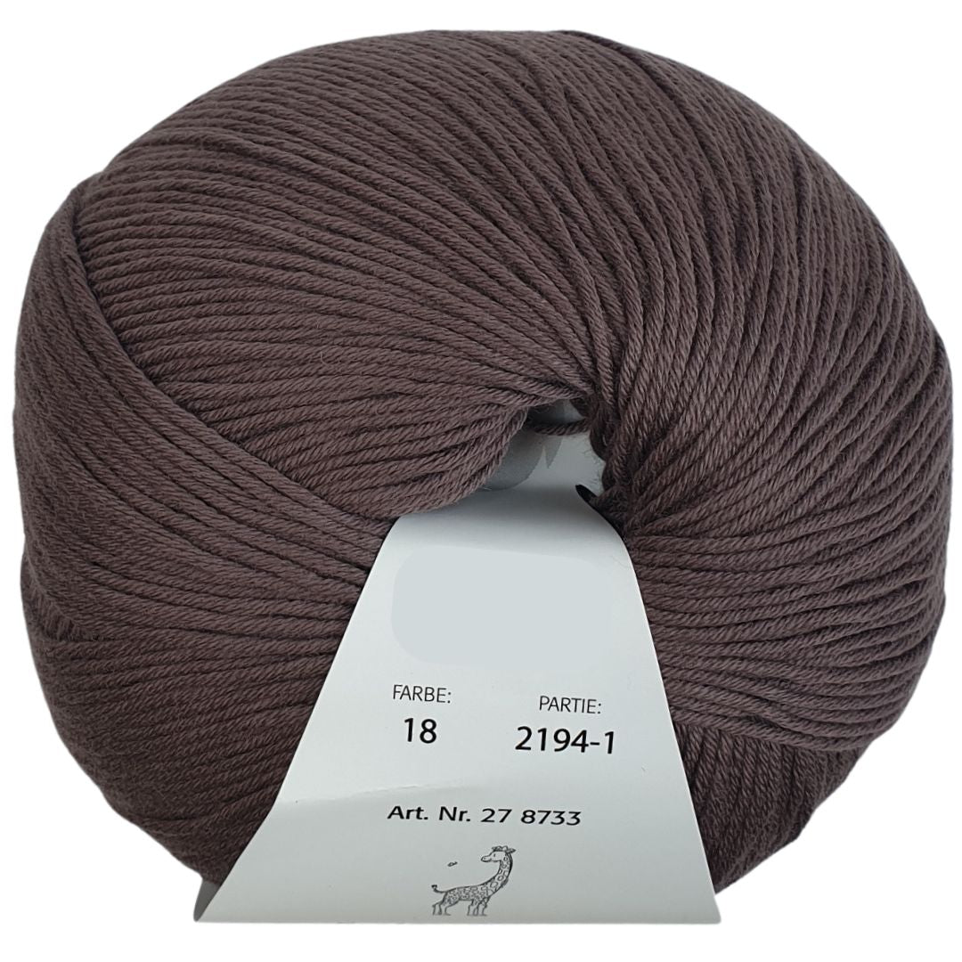 Pro Lana - Baby cotton - 50g/155m - 18 Violett-Taupe