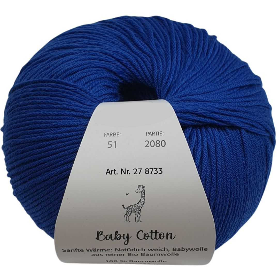 Pro Lana - Baby cotton - 50g/155m - 51 Mitternachtblau