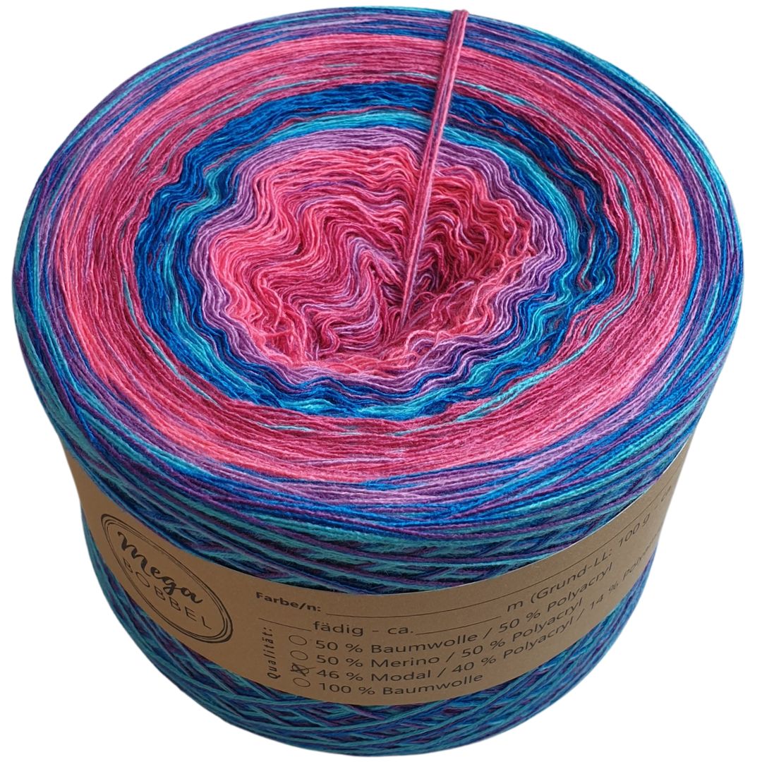 MODAL - Strudel mit Blau & Pink - (MD211)