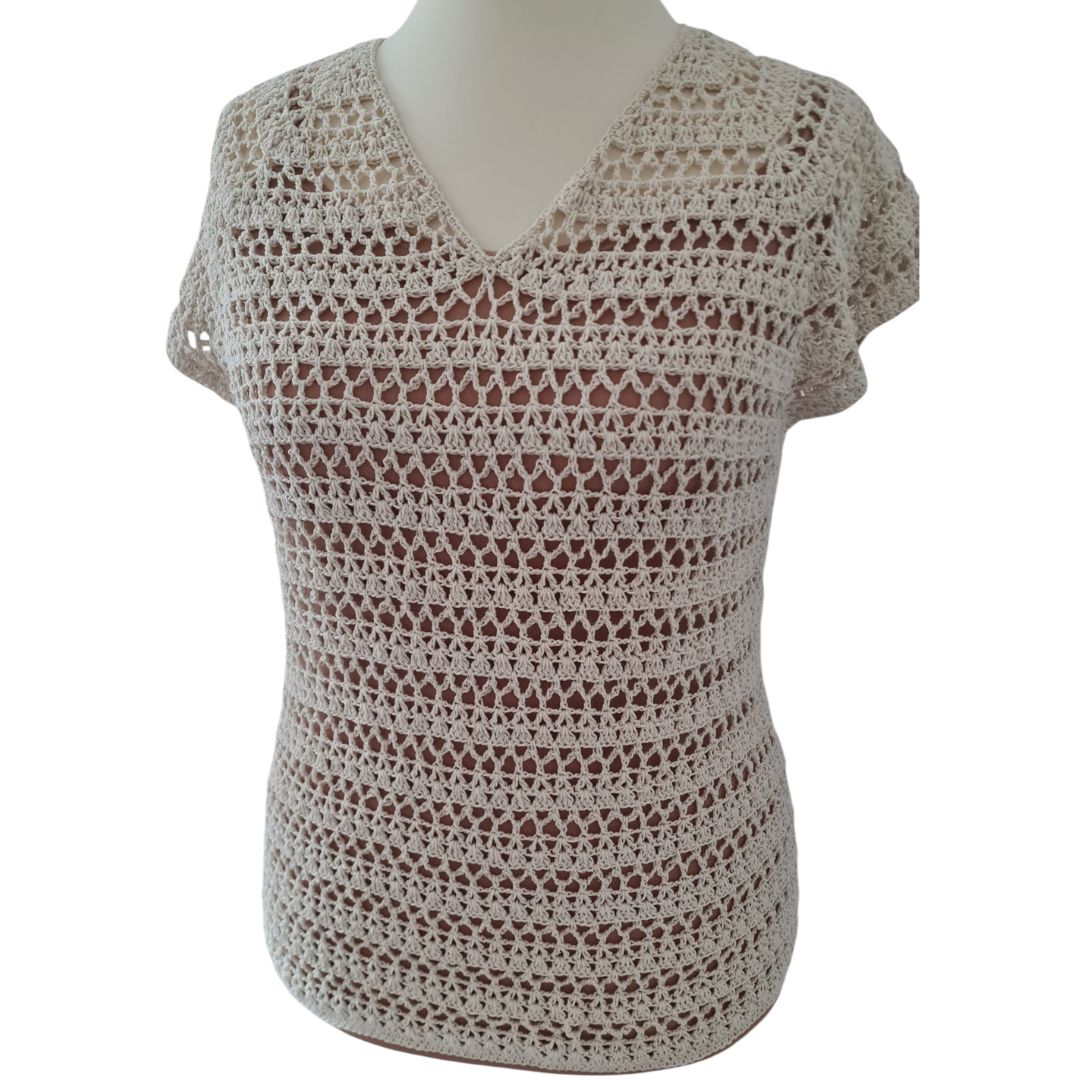 Häkelanleitung - RVO Netzshirt "Sommerbrise"