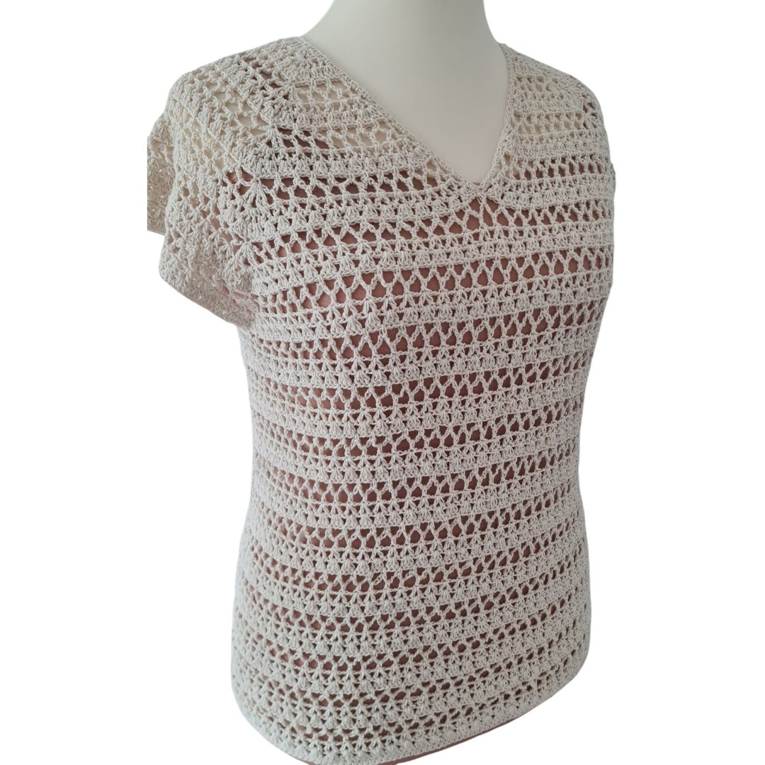 Häkelanleitung - RVO Netzshirt "Sommerbrise"