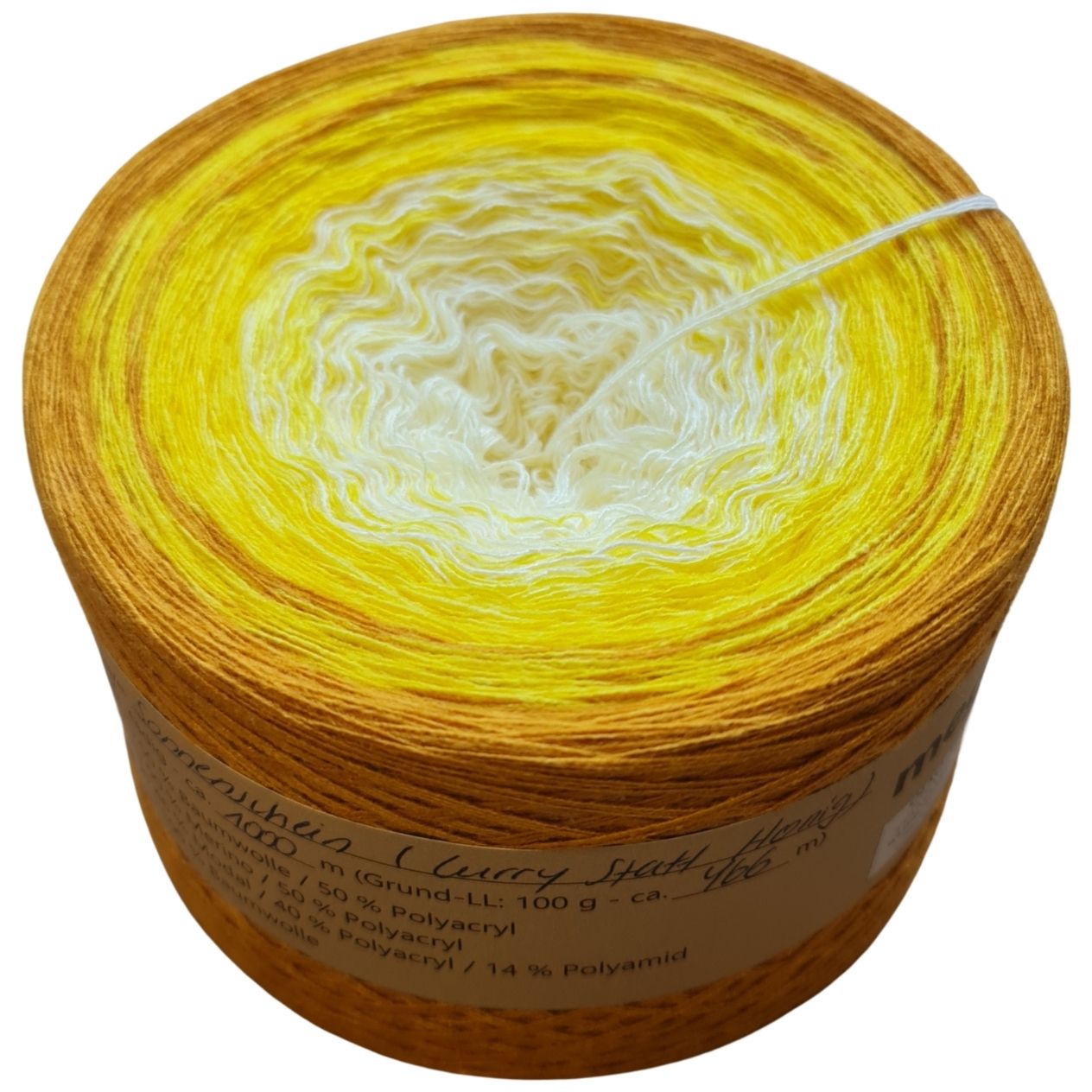 AB - Modal - Sonnenschein (3fäd.- ca. 1000m - Außenfarbe: Curry statt Honig)